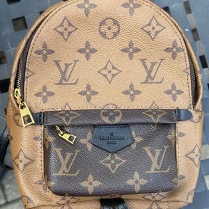 Louis Vuitton Monogram Backpack/Crossbody in Brown and Tan